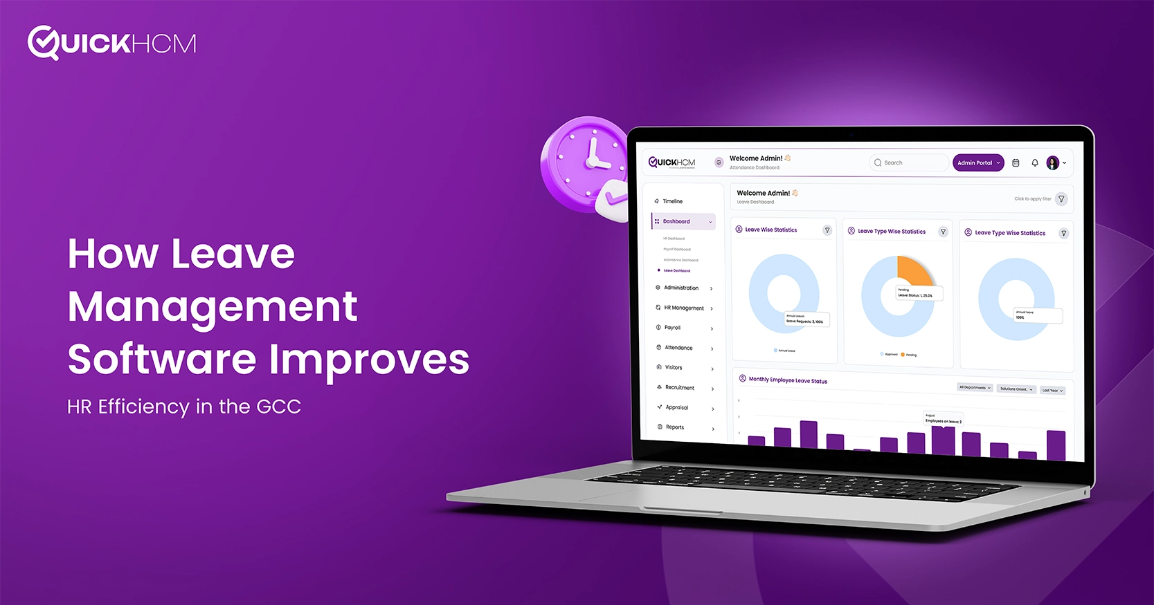 Integrated Leave Management and Payroll Compliant Software for GCC Market QuickHCM