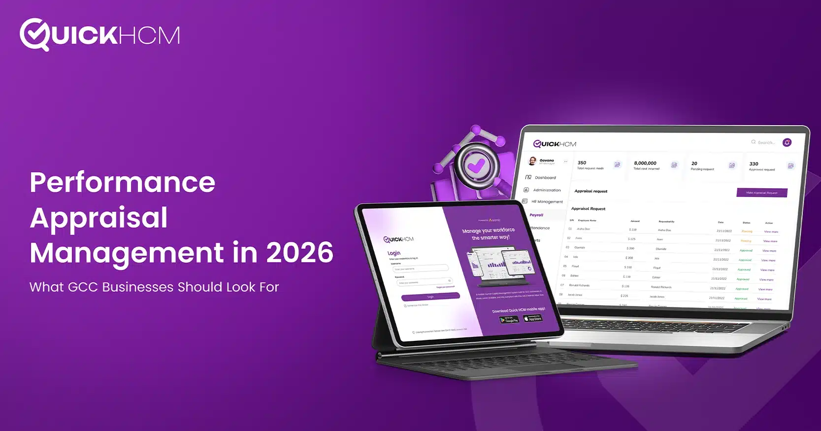 Employee Performance Appraisal Management For Businesses in GCC with QuickHCM