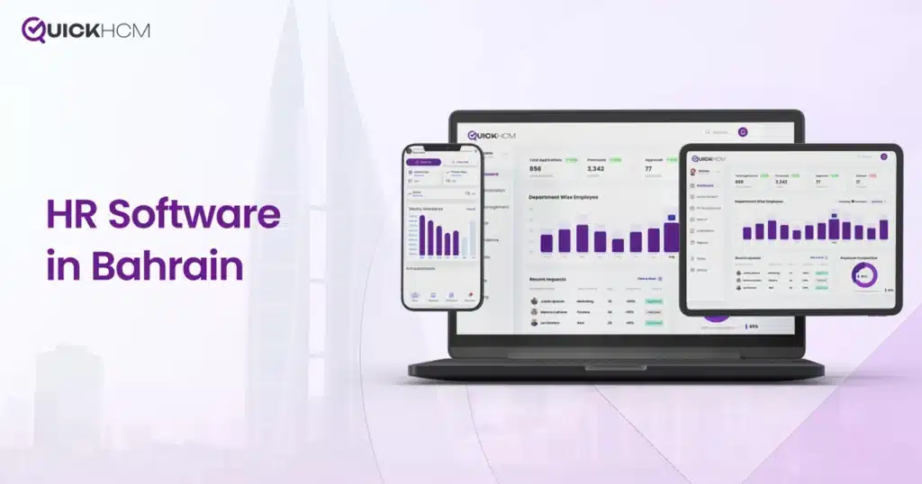 what growing Bahrain businesses should look for in HR software, including employee records, payroll, attendance, leave, self-service, reporting, and scalability.